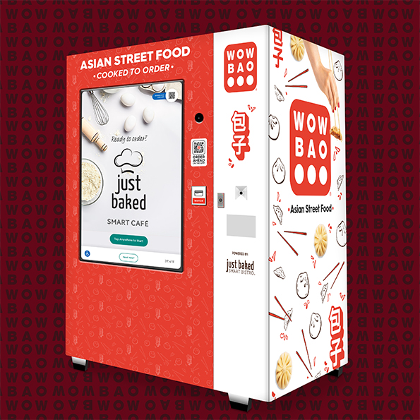 Wow Bao hot food vending machine