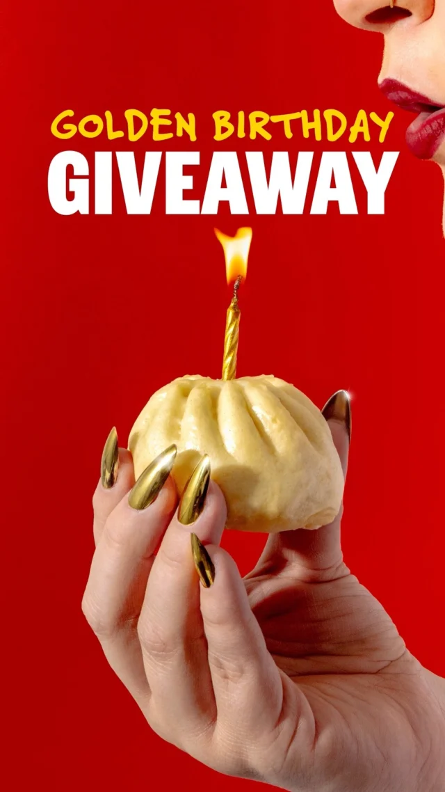 ✨ GOLDEN BIRTHDAY GIVEAWAY ✨

From our day-one dumpling devotees to our brand-new bao besties: this one’s for you ♥️ We’re turning 22 and we’re giving away 22 boxes of swag to say thanks for all the love over the years 🫶

You’ll have a chance to win all of this and more:
🥟 Bao candle
🥢 Wow Bao cup, chopsticks, steamer basket
♥️ Your very own Wow Bao sweatshirt
🎟 Coupons for FREE Wow Bao

To enter:
✨ Like and save this post
✨ Follow @wowbao 
✨ Tag your bao buddy! (Each tag = 1 entry)
🌟 BONUS ENTRY: Share this post to your story!

Giveaway starts Friday, 8/22 and ends Thursday, 8/28 at 11:59pm PT. Open to U.S. residents 18+ only. No purchase necessary to enter or win. This giveaway is in no way sponsored, endorsed, administered by, or associated with Meta. Wow Bao will randomly select and contact the winner via DM on Friday, 8/29. We will never ask for credit card info or create a new account to contact winners.