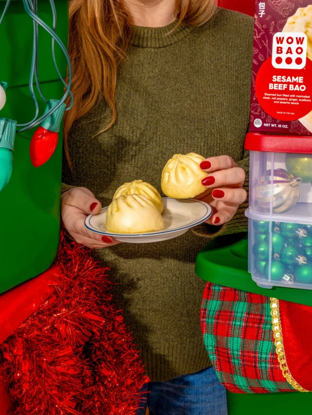 Deck the halls after the bao break. 🎄😮‍💨