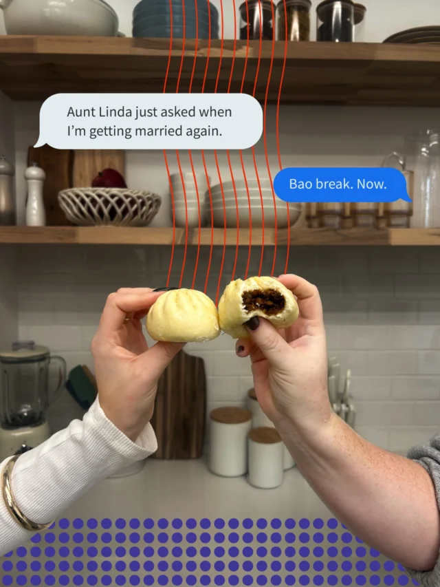 The ultimate comfort food for when family questions get to be…a bit much.