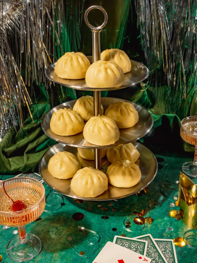 Ringing in the New Year with good vibes and even better bites. 🥂🥟