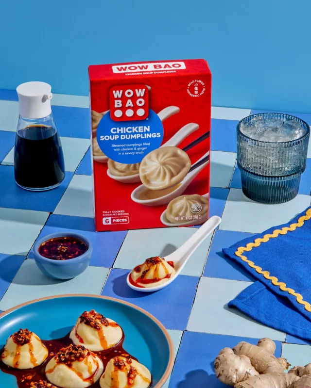 Soup dumplings + your favorite sauce = a love story in 6 pieces. 🥰