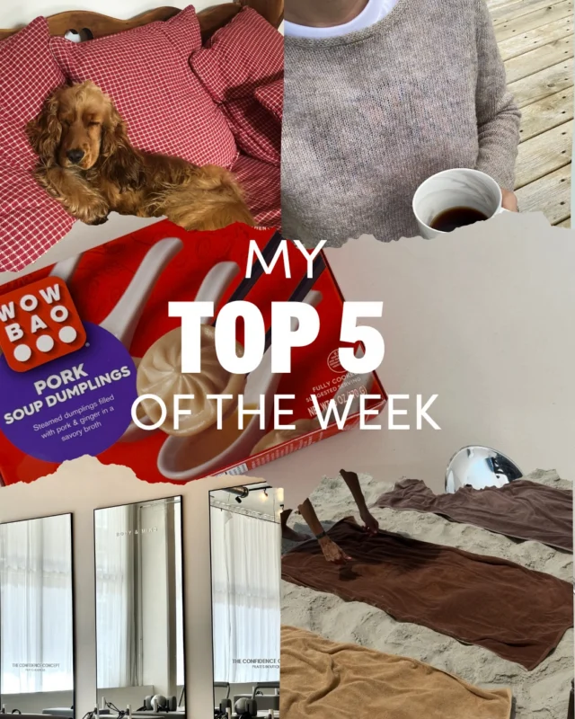 Top 5 of the week and yes, soup dumplings earned their spot. 🤭
