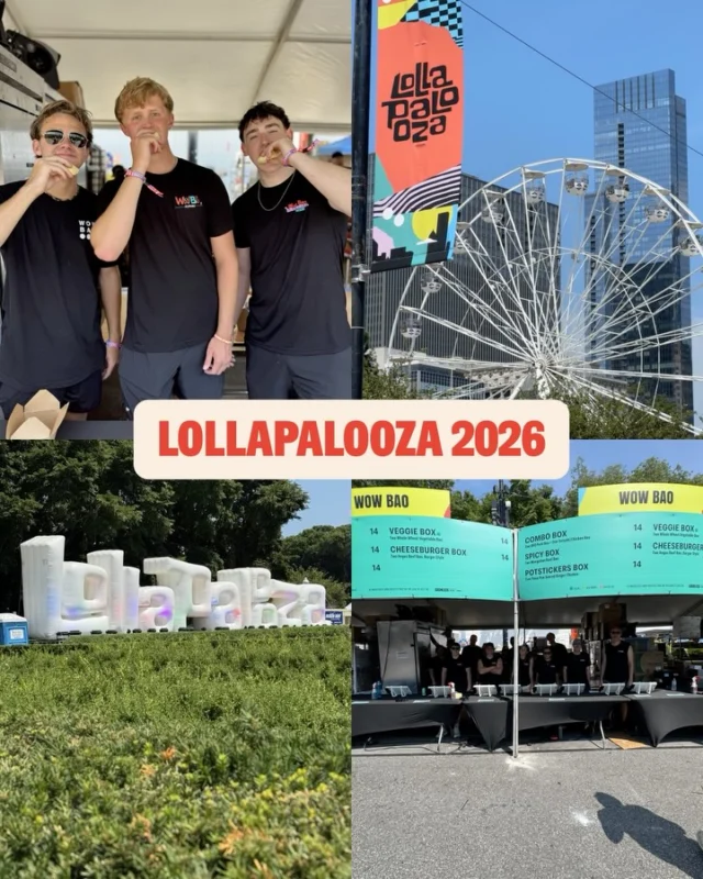 Live from Lolla and the reviews are already in 👀 See you at Chow Town 4!

#lolla #lollapalooza #chicago #chicagoeats #wowbao